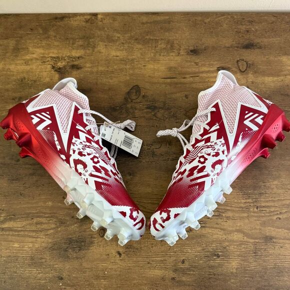Adidas Freak 23-7V7 SMU Men's Football Cleats White / Red Size 13 HP2441 - Picture 7 of 9
